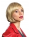 12" Straight Monofilament Blonde Synthetic Shoulder Length Ladies Bob Wig