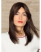 Straight Shoulder Length Without Bangs Wigs Hand-Tied  Human Hair Women Wigs