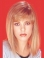  No-fuss Classic Blonde Shoulder Length Straight With Bangs Capless Synthetic Women Wigs