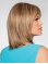  Straight Shouldler Length With Bangs Monofilament Best Synthetic Women Wigs 