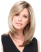 Blonde Layered Straight 100% Hand-tied 14" Ladies Wigs For Cancer Patients