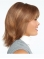 Shoulder Length Straight With Bangs 100% Hand-Tied Synthetic Women Wig