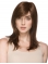 Traditional Straight Medium With Bangs Monofilament Synthetic Women Wigs