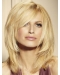 Beautiful Blonde Straight Shoulder Length Lace Front  Remy Human Hair Women Wigs