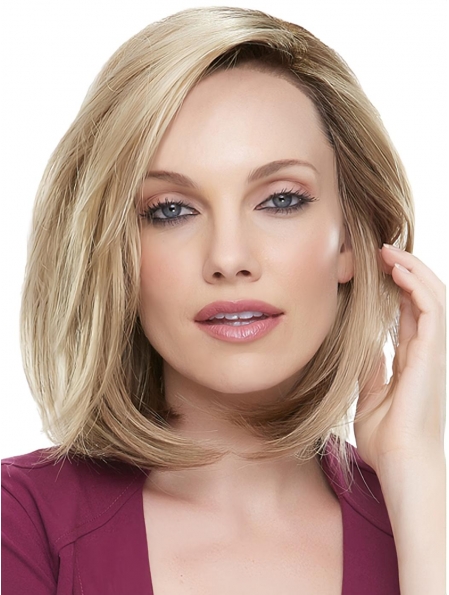 Popular Straight Shoulder Length Without Bangs Lace Front Synthetic Women Bob Wigs