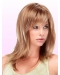 Soft Auburn Straight Shoulder Length Capless Synthetic Women Wigs