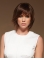 Fantastic Brown Shoulder Length Straight Layered Short Synthetic Women Wigs