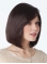 Mature Blonde Straight Shoulder Length Lace Front  Human Hair Women Wigs
