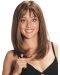 Fashion Auburn Straight Shoulder Length  Lace Front Human Hair Petite Women Wigs