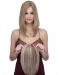 Beautiful Blonde Shoulder Length Straight  Without Bangs Lace Front Amazing Human Hair Wigs
