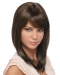Affordable Brown Straight Shoulder Length Glueless Lace Wigs