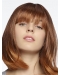 Fashional Auburn Shoulder Length Straight With Bangs High Quality Wigs