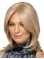 Braw Blonde Straight Shoulder Length Capless Synthetic Women Wigs