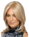 Braw Blonde Straight Shoulder Length Capless Synthetic Women Wigs
