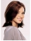 Auburn Great Straight Without Bangs Medium Hand Tied Synthetic Wigs