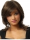 Tempting Straight With Bangs Shoulder Length Lace Front Synthetic Women Wigs For Cancer