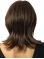 Tempting Straight With Bangs Shoulder Length Lace Front Synthetic Women Wigs For Cancer