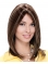Comfortable Straight Shoulder Length Lace Front Human Hair Women Wigs