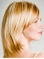 Fashional Straight Blonde Layered Lace Front Synthetic Women Wigs