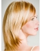 Fashional Straight Blonde Layered Lace Front Synthetic Women Wigs