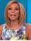 Blonde Straight Without Bangs Medium Length Capless Synthetic Wendy Williams Hair