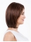 Straight Red Shoulder Length Capless Synthetic Women Bobs Wig 
