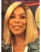 Blonde Straight  Lace Front Remy Human Hair Bobs Wendy Williams Wigs