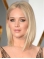 Blonde Shoulder Length  Straight  Lace Front Synthetic Jennifer Lawrence Wigs
