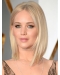 Blonde Shoulder Length  Straight  Lace Front Synthetic Jennifer Lawrence Wigs