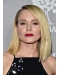 Blonde Synthetic Straight Shoulder Length Lace Front Women Kristen Bell Wigs
