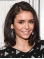 Brown Straight Shoulder Length Lace Front Synthetic Women Bobs Nina Dobrev Wigs