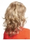 Blonde Wavy Shoulder Length Monofilament Synthetic Women Medium Wigs