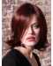 Red Wavy Without Bangs Monofilament Synthetic Women Wigs