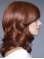 Wavy Shoulder Length 14" Auburn Hand-tied Synthetic Women Wigs