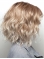 Blonde Wavy Layered Shoulder Length Online Monofilament Synthetic Women Wigs