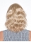 Wavy Platinum Blonde Layered Mono Synthetic Women Wigs