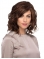 Brown Wavy Mono Quality Synthetic Women Wigs