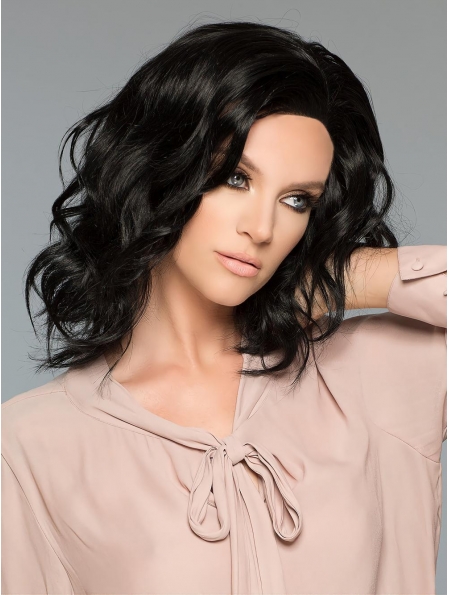 Shoulder Length 100% Hand-Tied Remy Human Hair Human Hair Wigs