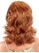 Incredible Auburn Wavy Shoulder Length Capless Synthetic Celebrity Women Wigs