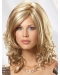 Beautiful Blonde Wavy Shoulder Length Lace Front Human Hair Women Wigs