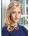 Affordable Blonde Wavy Shoulder Length Lace Front Human Hair Women Wigs