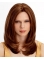 Amazing Auburn Wavy Without Bangs Shoulder Length Monofilament Synthetic Women Wigs