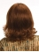 Refined Auburn Wavy Shoulder Length Human Hair Women Wigs