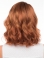 Fabulous Shoulder Length Wavy Red Nice Layered Wigs