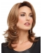 Mature Wavy Without Bangs Medium Lace Front  Synthetic Women Wigs
