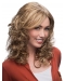 Gorgeous Blonde Wavy Capless Medium Synthetic Wome Wigs